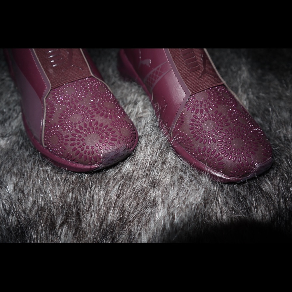 Puma Fierce plum red new